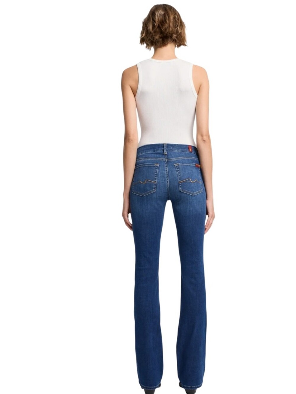 7FAMK Seven for All Mankind Kimmie Bootcut jeans Style #JU0654330 sz 24x34L Tall